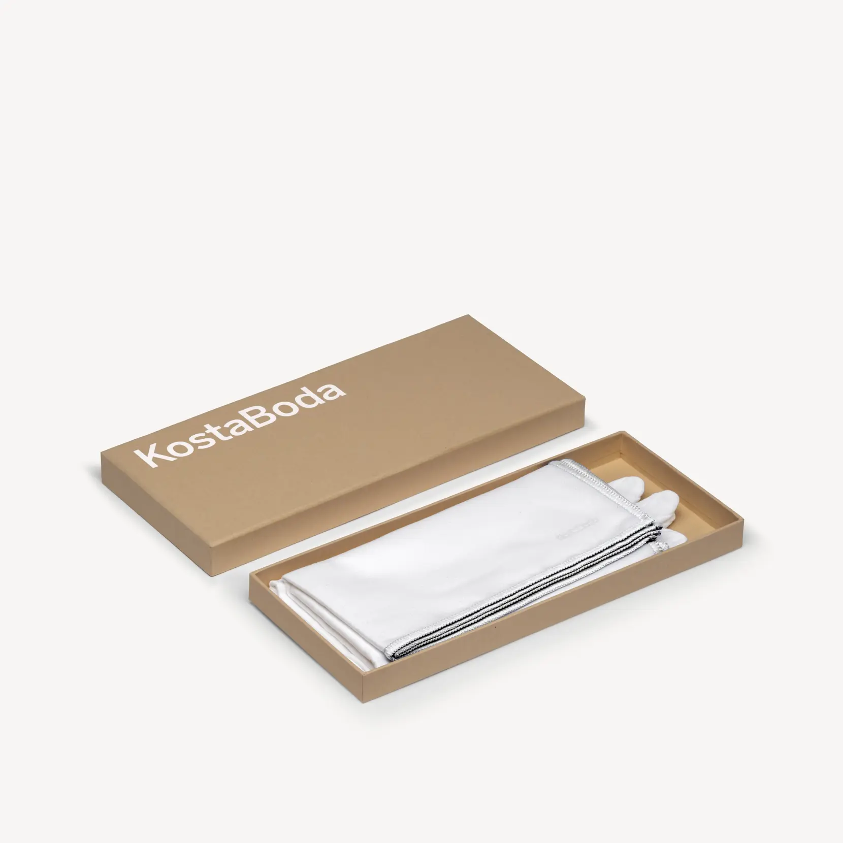 Bild på Kosta Boda glasvårds set i box vit/vit medium