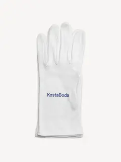 Bild på Kosta Boda glasvårds handske vit small