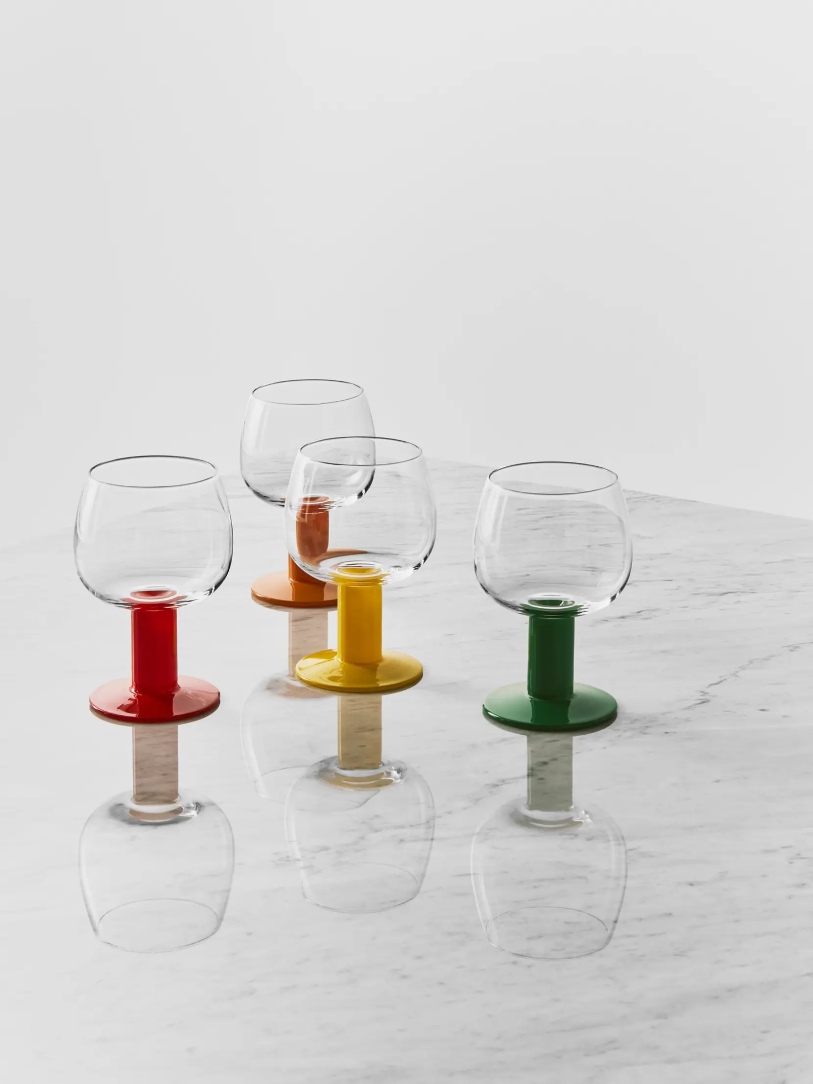 Bild på Fars Glas mixade färger 40cl 4-pack Bild på Fars Glas mixade färger 40cl 4-pack