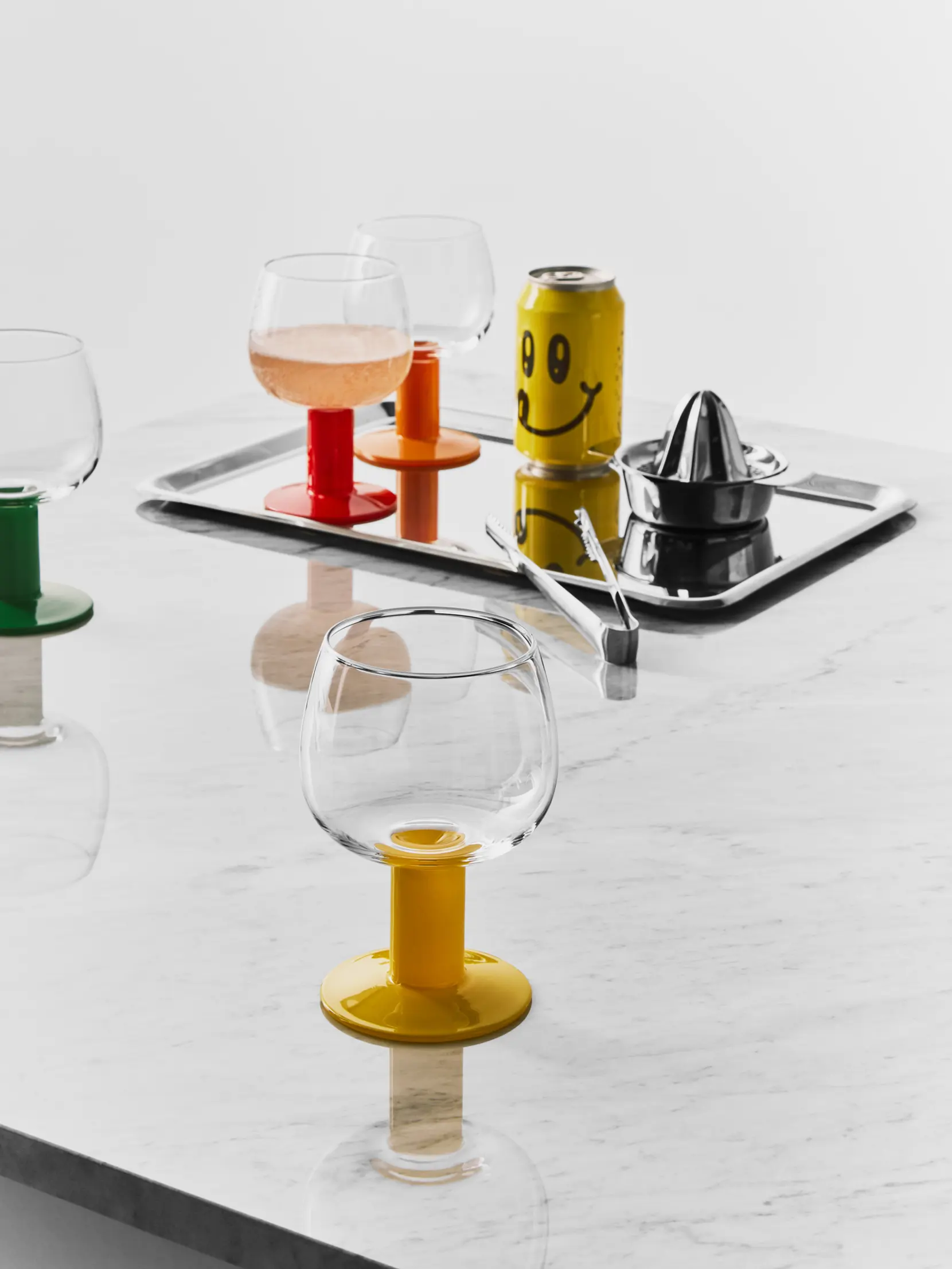 Bild på Fars Glas mixade färger 40cl 4-pack Bild på Fars Glas mixade färger 40cl 4-pack