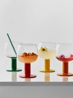Bild på Fars Glas mixade färger 40cl 4-pack