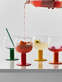 Bild på Fars Glas mixade färger 40cl 4-pack