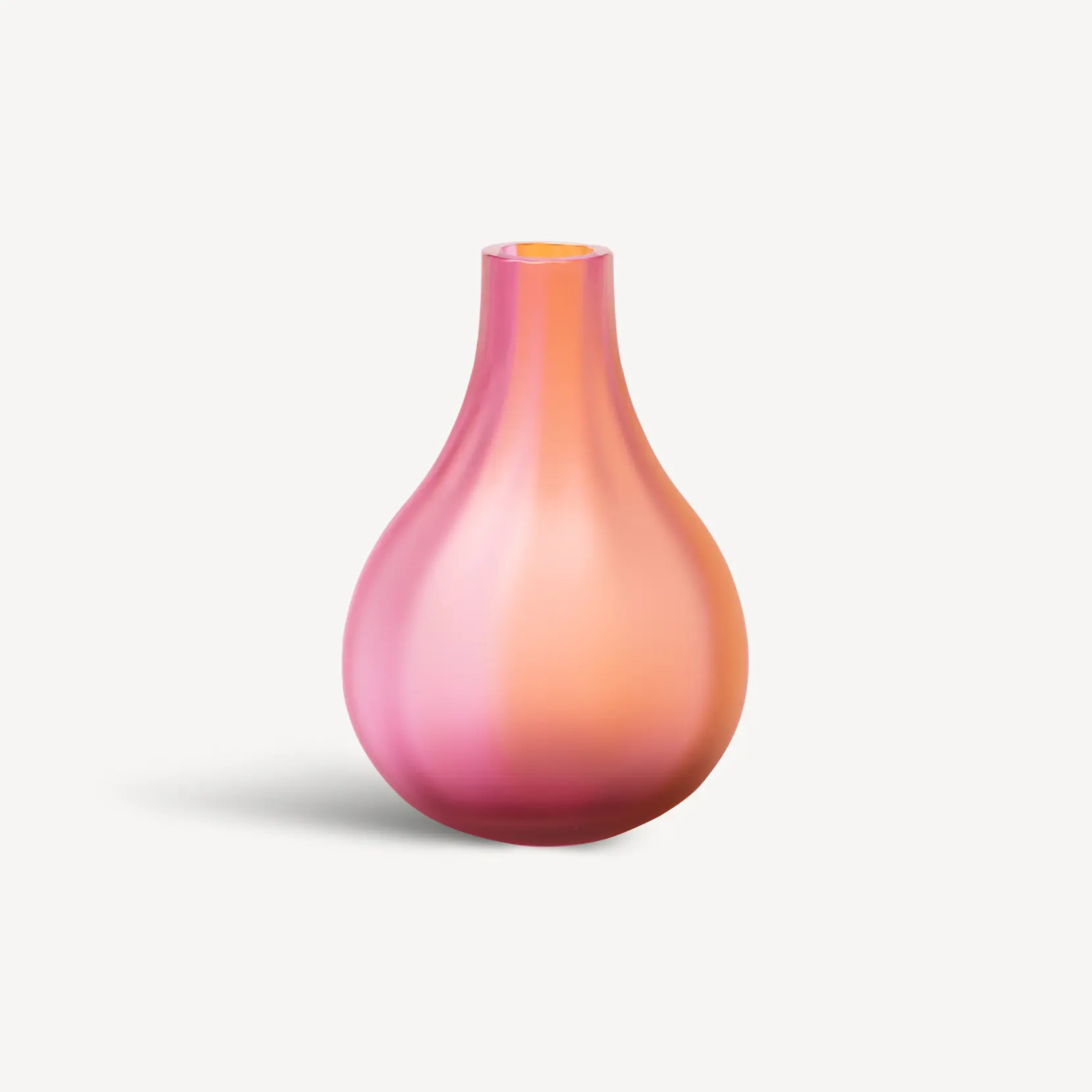 Bild på Iris vas rosa/bärnsten frostad, EL AC-23 Bild på Iris vas rosa/bärnsten frostad, EL AC-23