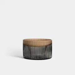 Bild på Plissé skål brun/svart ED10