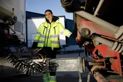 Bild på 6111 SWEATSHIRT DAM EN ISO 20471 KLASS 3/2