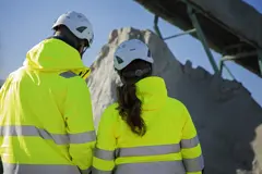 Bild på 6424 FODRAD JACKA DAM EN ISO 20471 KLASS 3/2