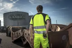 Bild på 6513 HANTVERKSBYXA EN ISO 20471 KLASS 2/1