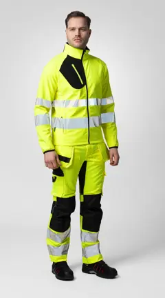 Bild på 6570 HANTVERKSBYXA STRETCH EN ISO 20471 KLASS 2