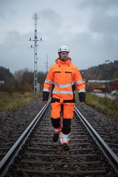 Bild på 6570 HANTVERKSBYXA STRETCH EN ISO 20471 KLASS 2