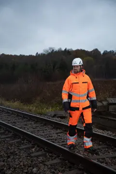 Bild på 6570 HANTVERKSBYXA STRETCH EN ISO 20471 KLASS 2