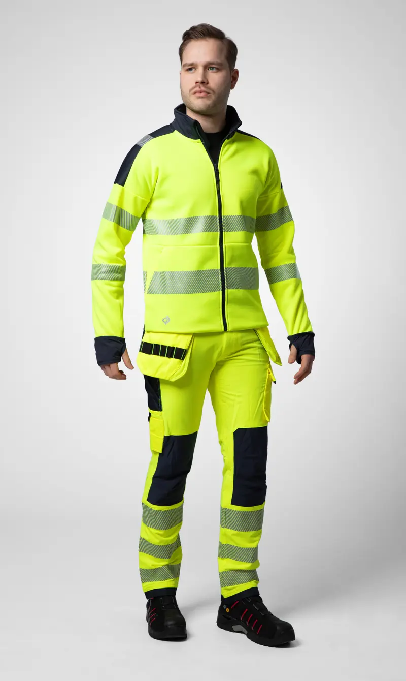 Bild på 6571 HANTVERKSBYXA STRETCH EN ISO 20471 KLASS 2