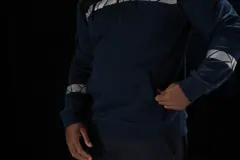 Bild på 7104 HOODTRÖJA 1/2 ZIP 7104 HOODTRÖJA 1/2 ZIP 9910-VIZ