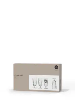 Bild på Picknick Juni glas hög, 4-pack