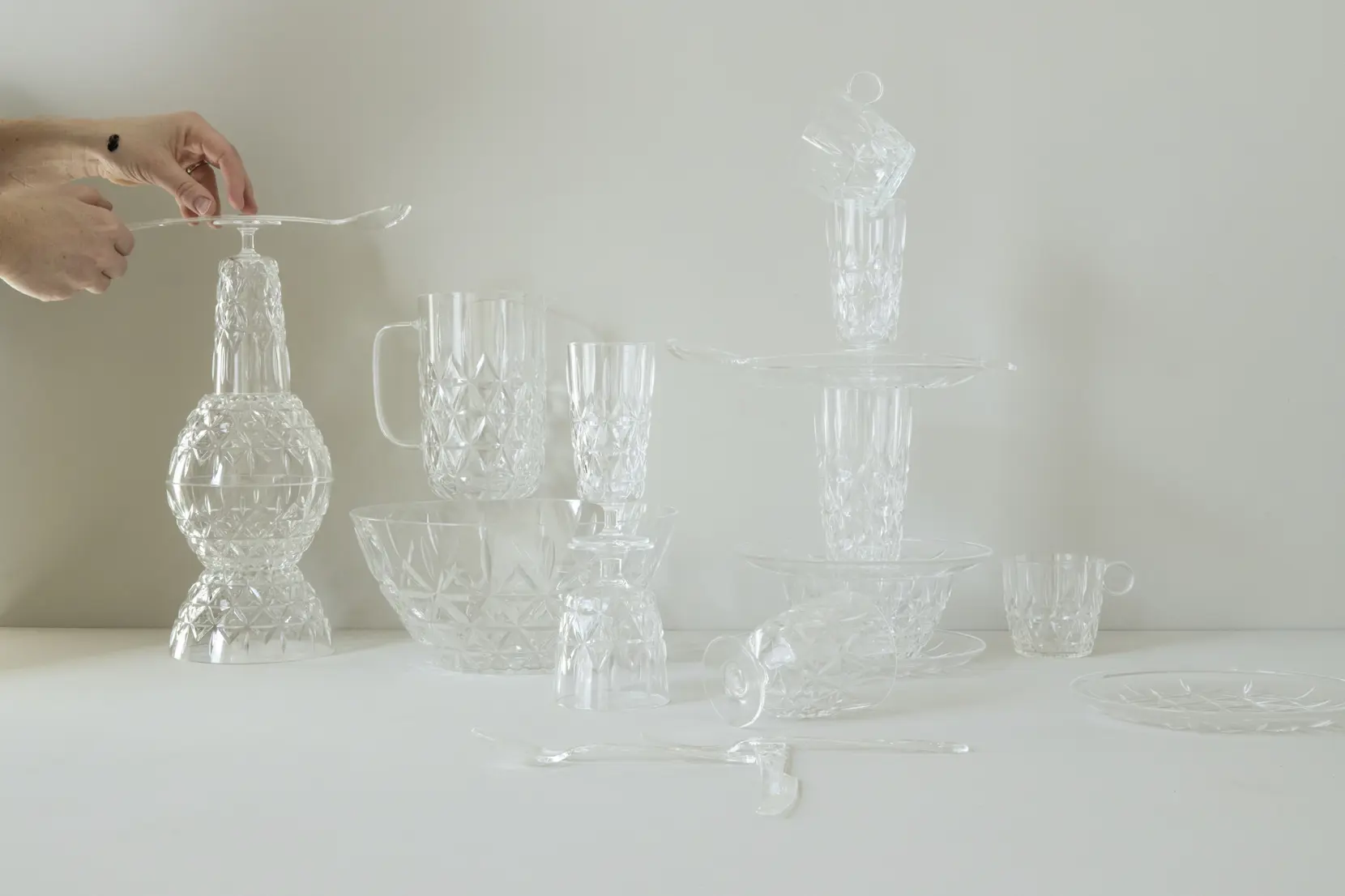 Bild på Picknick Juni glas hög, 4-pack Bild på Picknick Juni glas hög, 4-pack