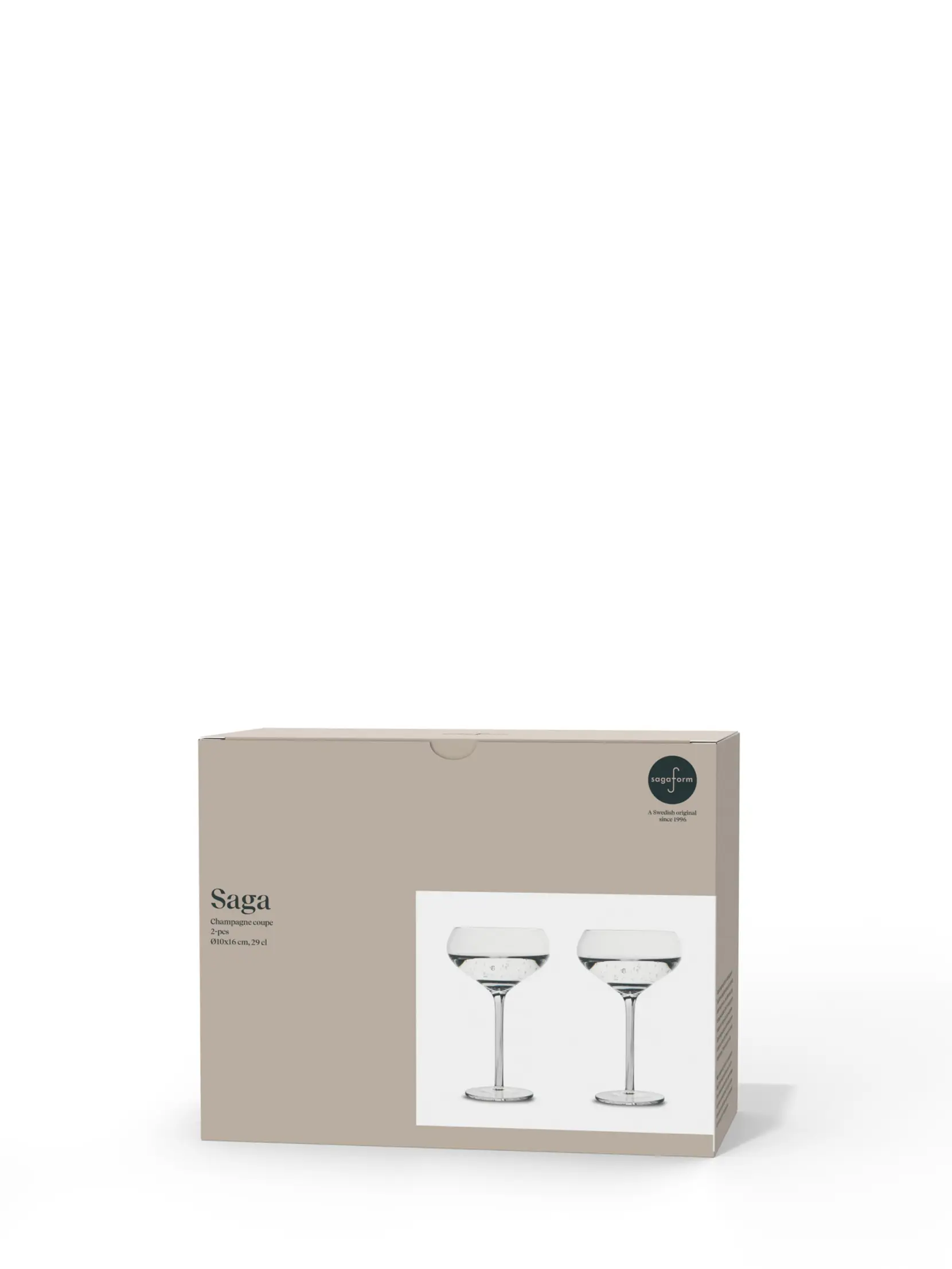 Bild på Saga champagnekupa, 2-pack