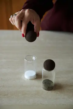 Bild på Nature salt- och pepparset med korkkula, 2-pack