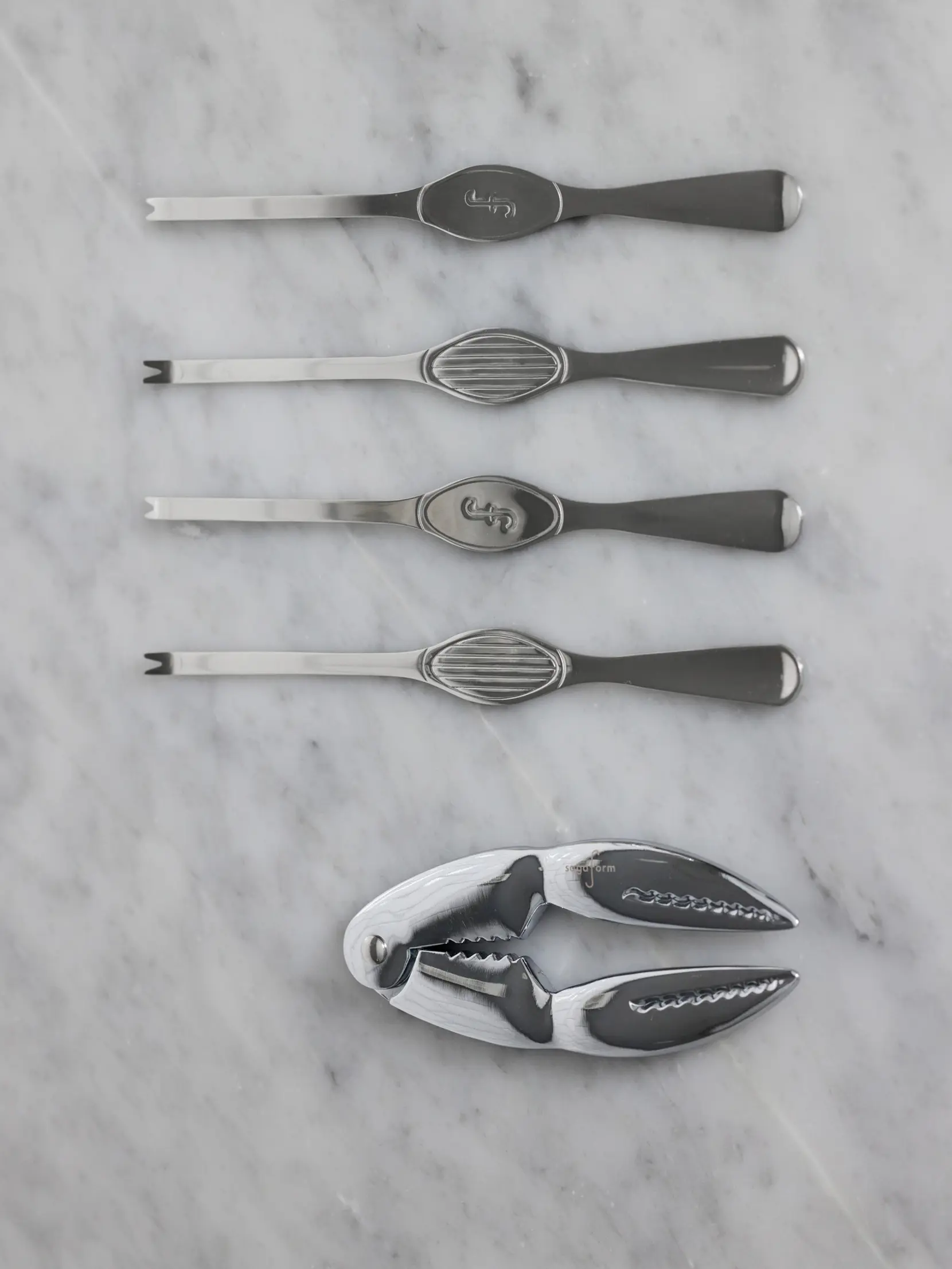 Bild på Sivan skaldjursbestick, 4-pack Bild på Sivan skaldjursbestick, 4-pack