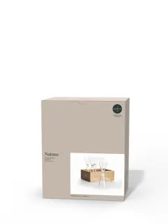 Bild på Nature snapsglas i bambubox, 6-pack