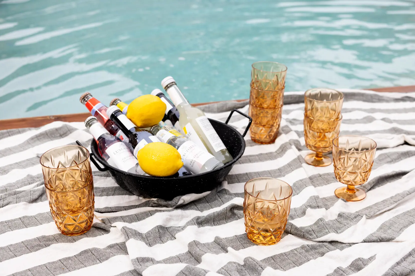 Bild på Picknick Juni glas, 4-pack