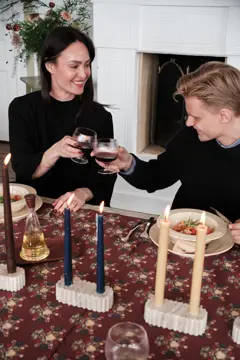 Bild på Sten ljusstake medium