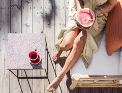 Bild på Kopp med fat Watermelon