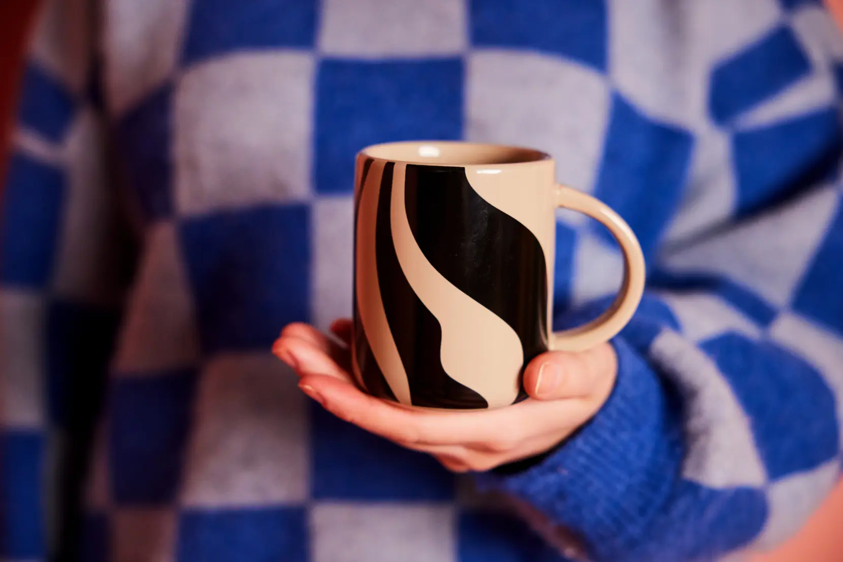 Bild på Mugg Liz zebra