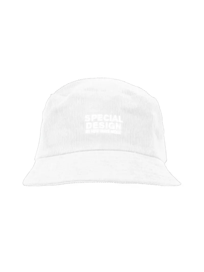 Thin cord bucket hat