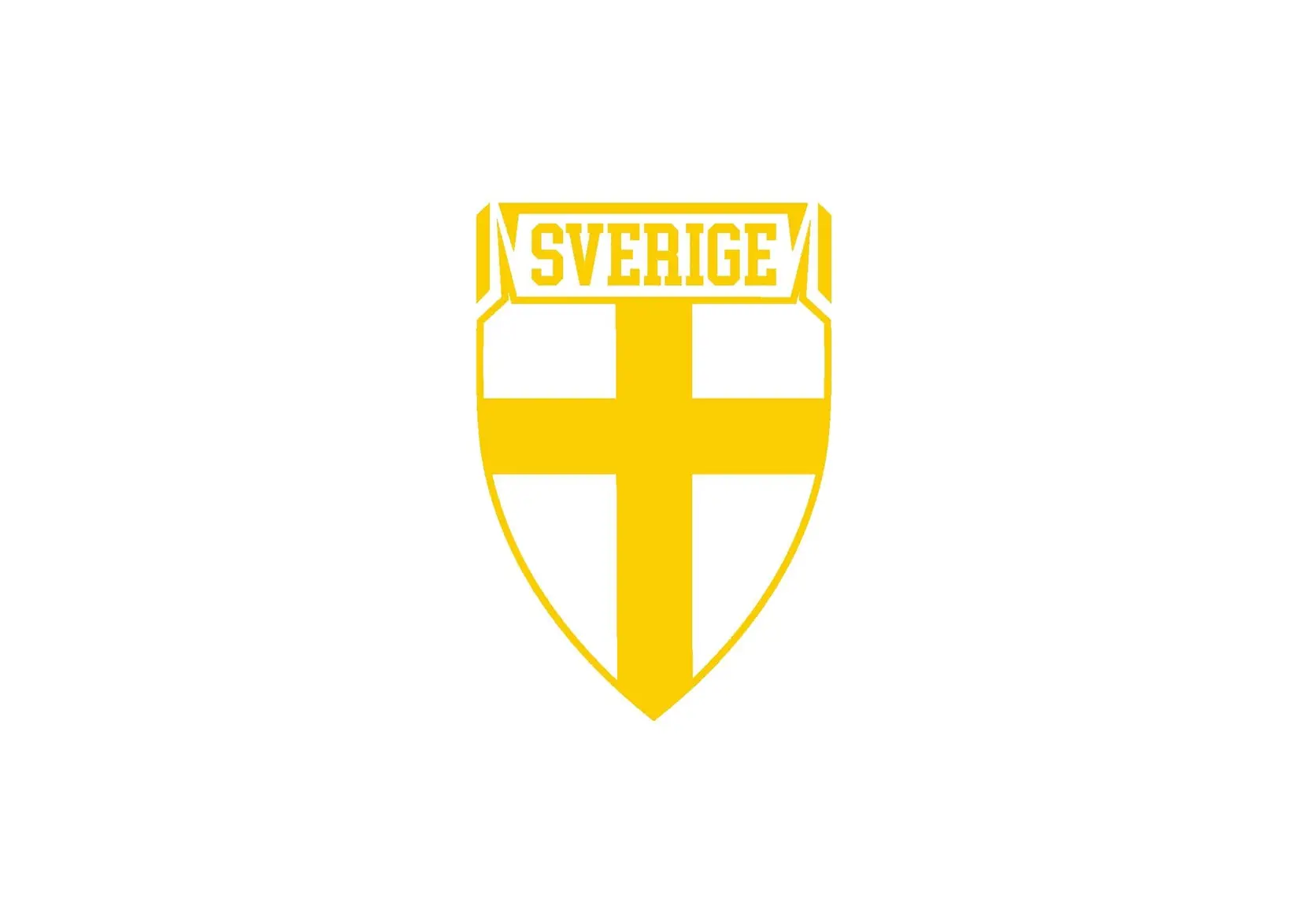 Bild på Sverige Sköld Liten 6x8,8cm Bild på Sverige Sköld Liten 6x8,8cm