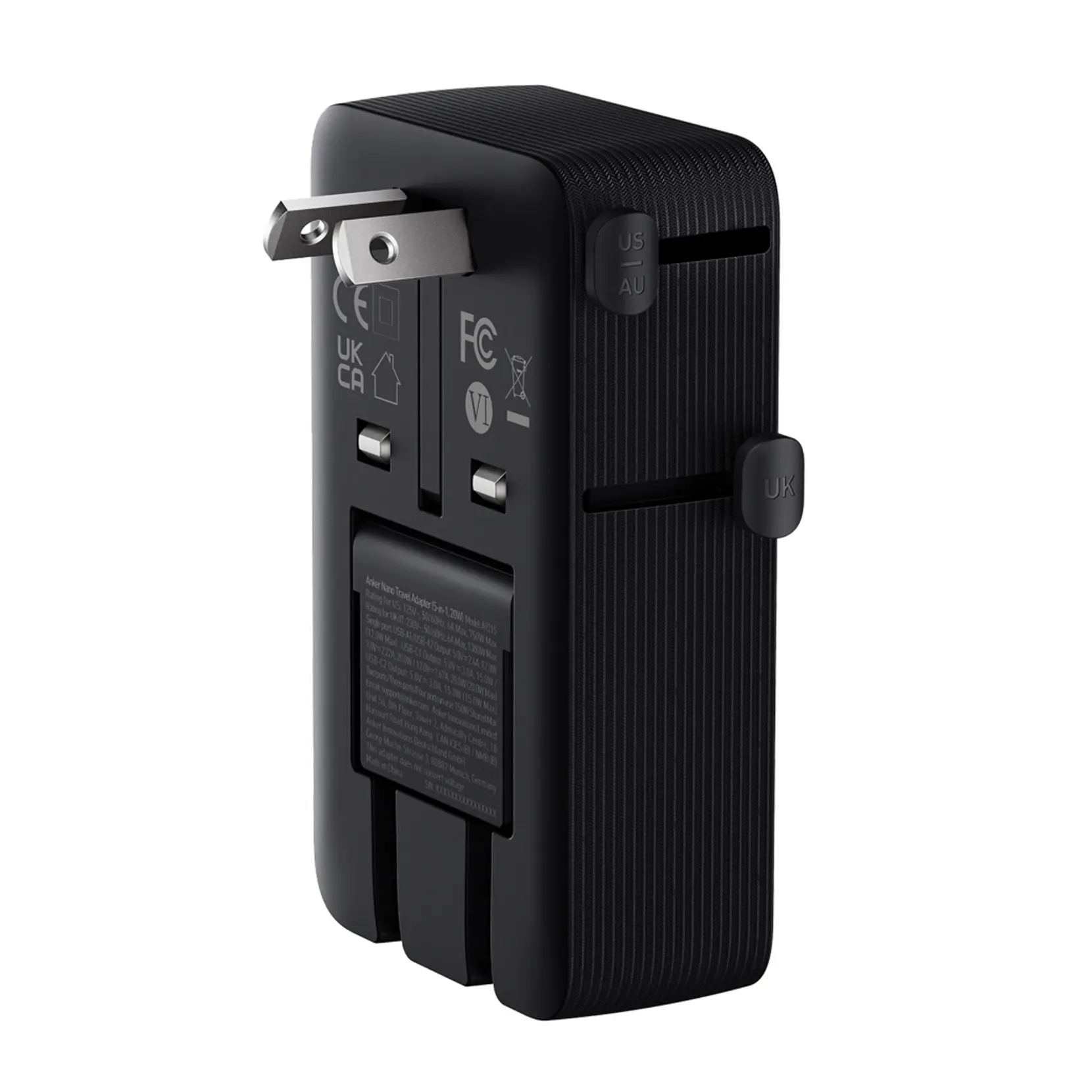 Bild på Anker Nano reseadapter (5-i-1, 20W) Bild på Anker Nano reseadapter (5-i-1, 20W)