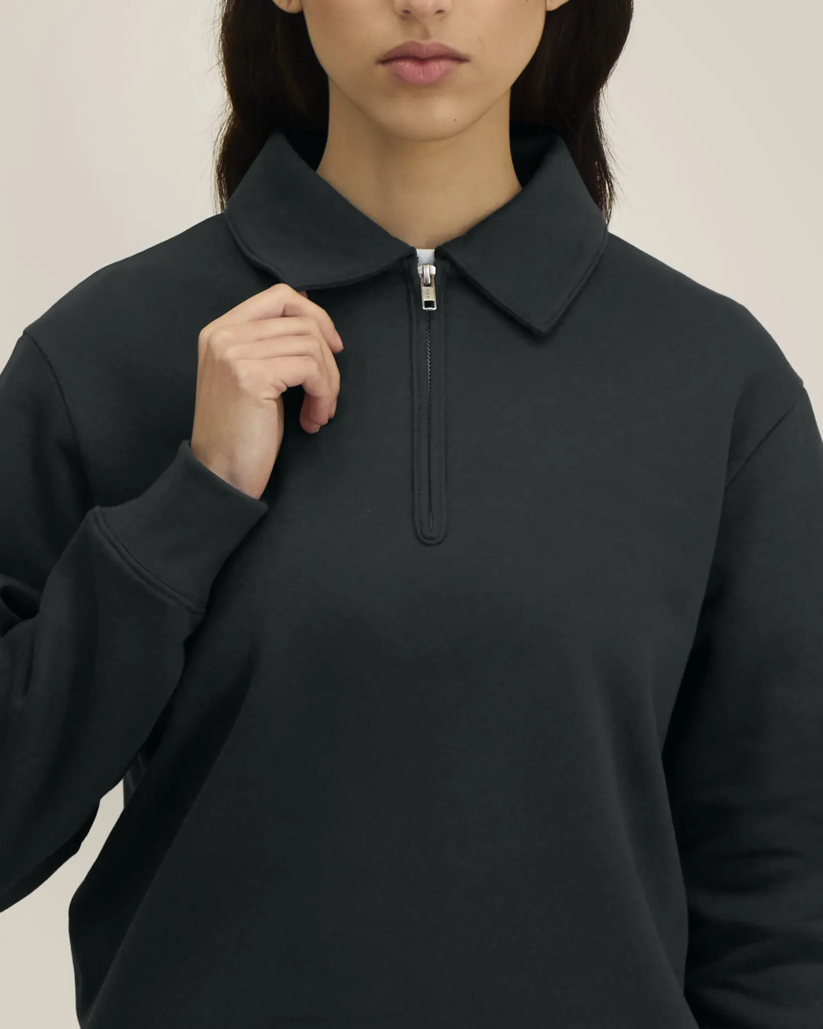 Bild på Proper The unisex zip polo sweatshirt Bild på Proper The unisex zip polo sweatshirt