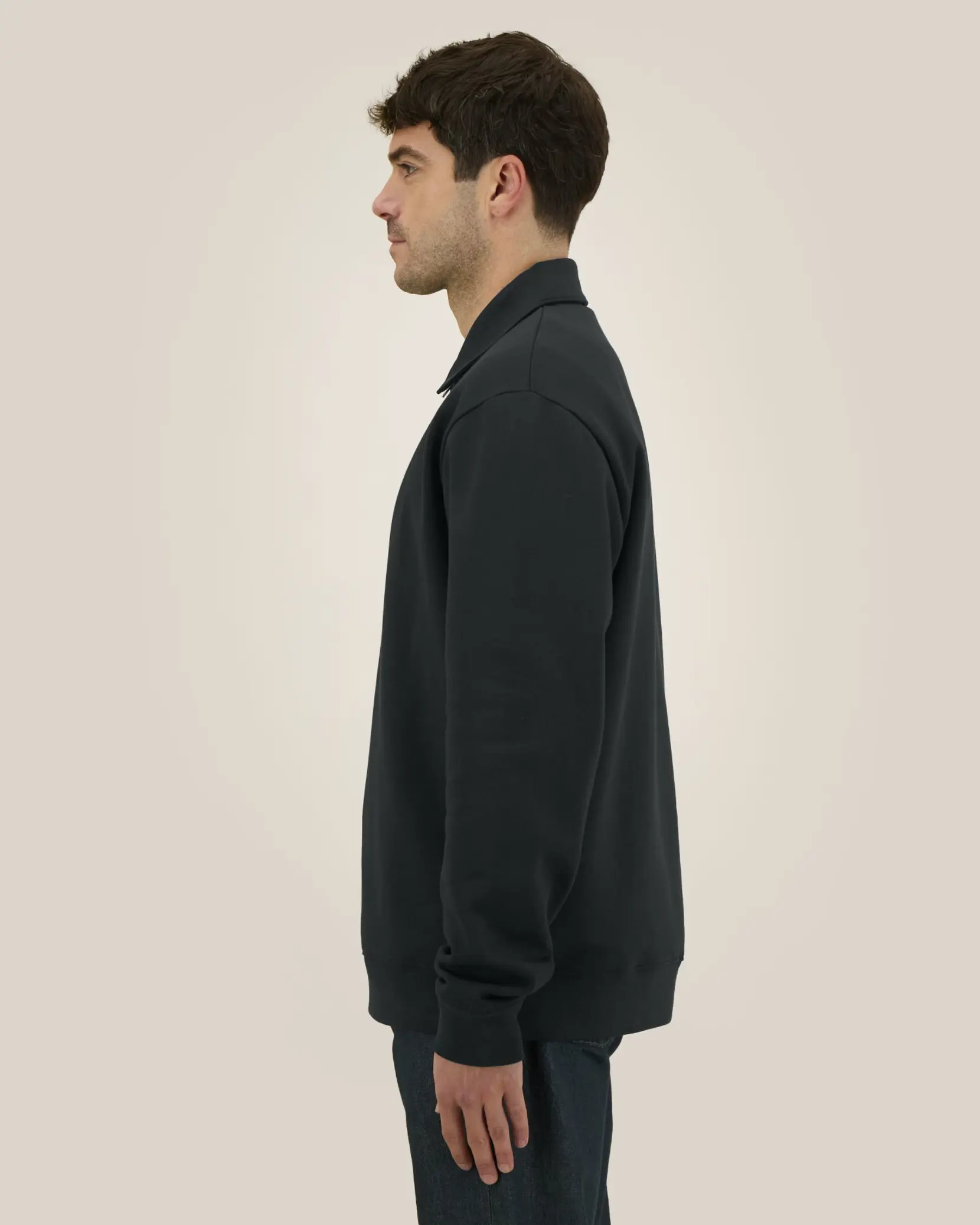 Bild på Proper The unisex zip polo sweatshirt Bild på Proper The unisex zip polo sweatshirt
