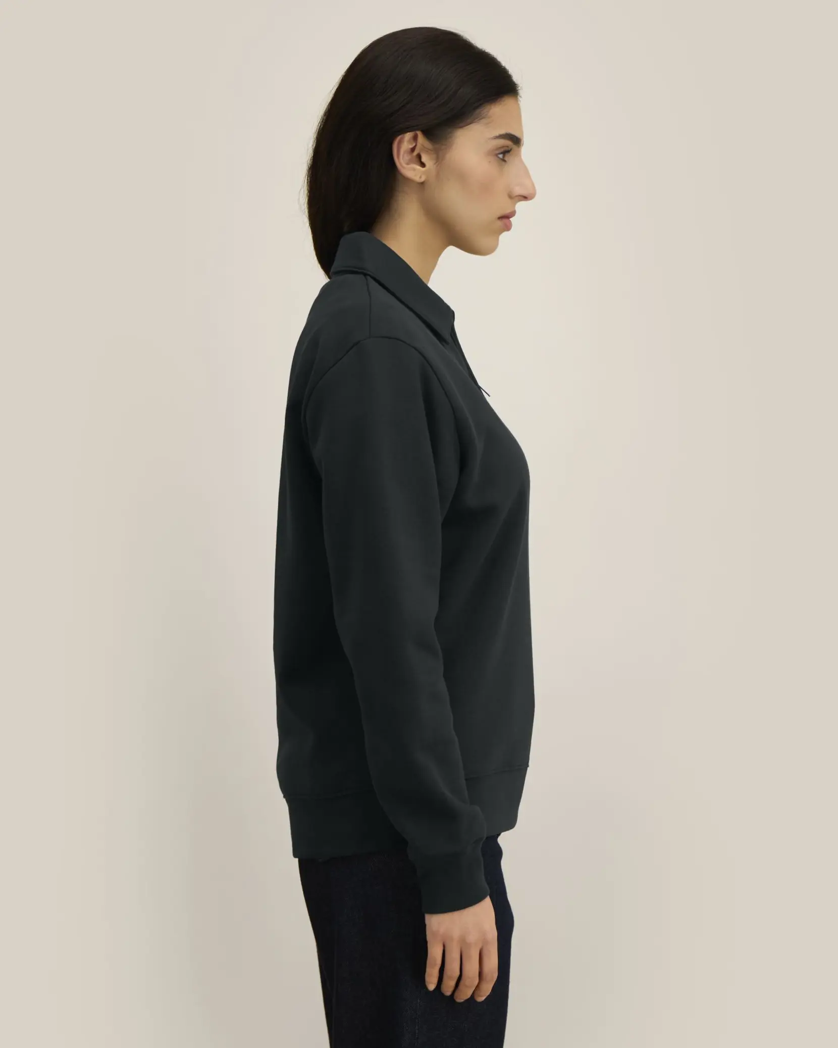 Bild på Proper The unisex zip polo sweatshirt Bild på Proper The unisex zip polo sweatshirt
