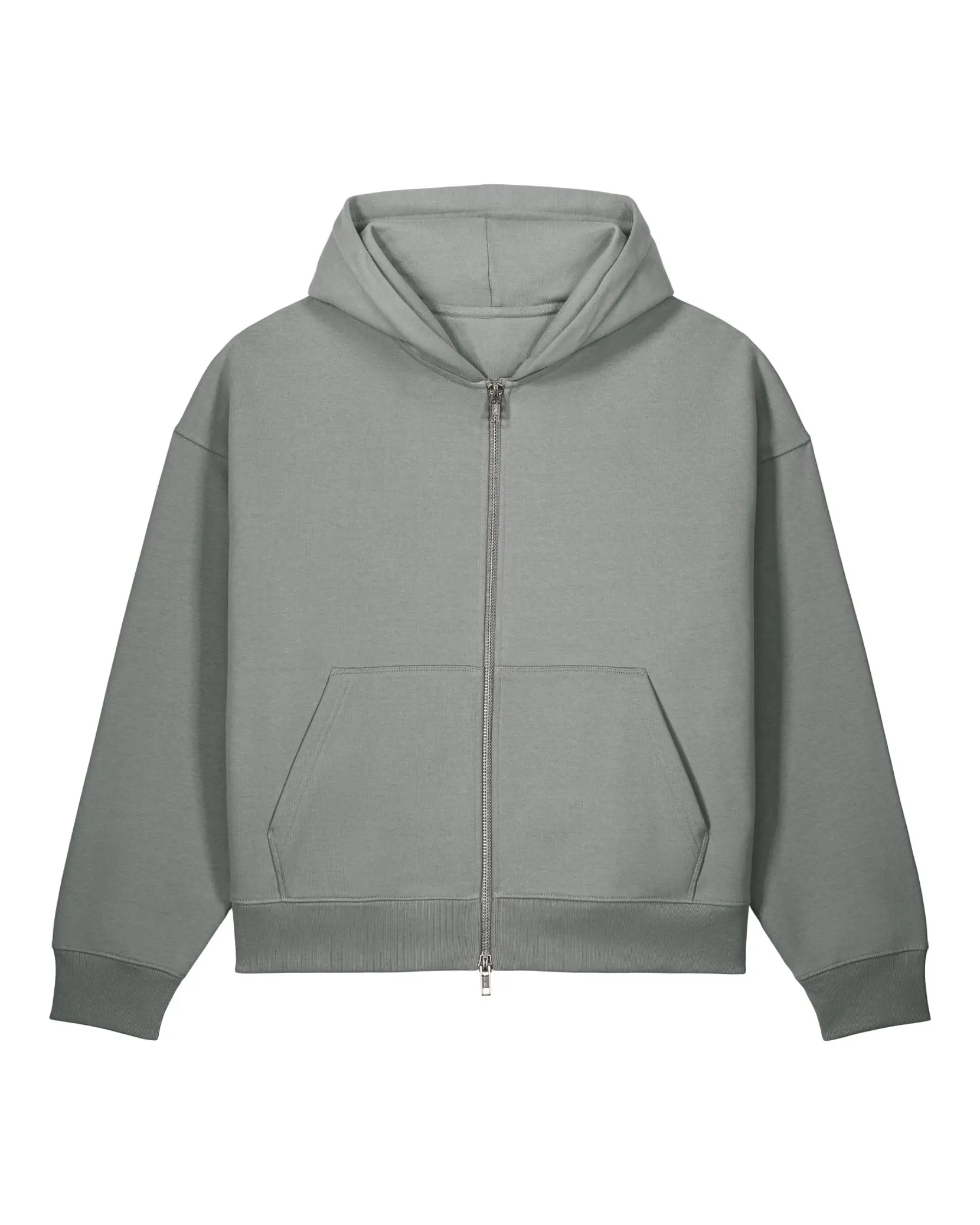 Bild på Fronter The unisex boxy zip-through hoodie Bild på Fronter The unisex boxy zip-through hoodie