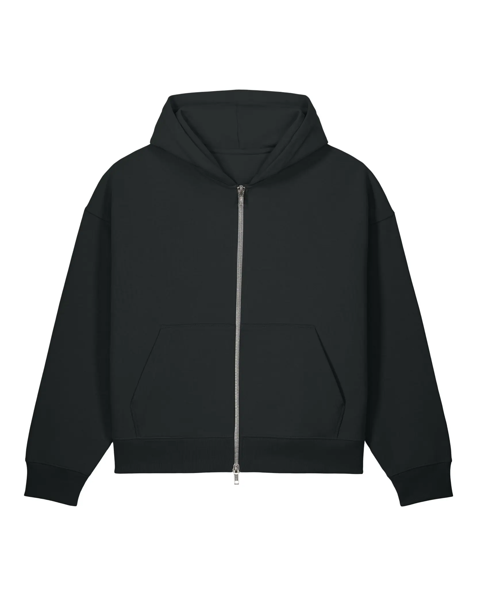 Bild på Fronter The unisex boxy zip-through hoodie Bild på Fronter The unisex boxy zip-through hoodie