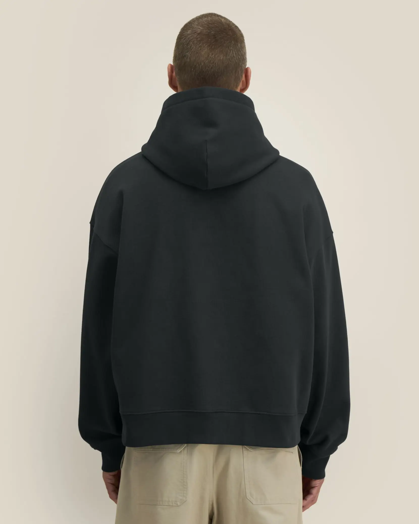 Bild på Fronter The unisex boxy zip-through hoodie Bild på Fronter The unisex boxy zip-through hoodie