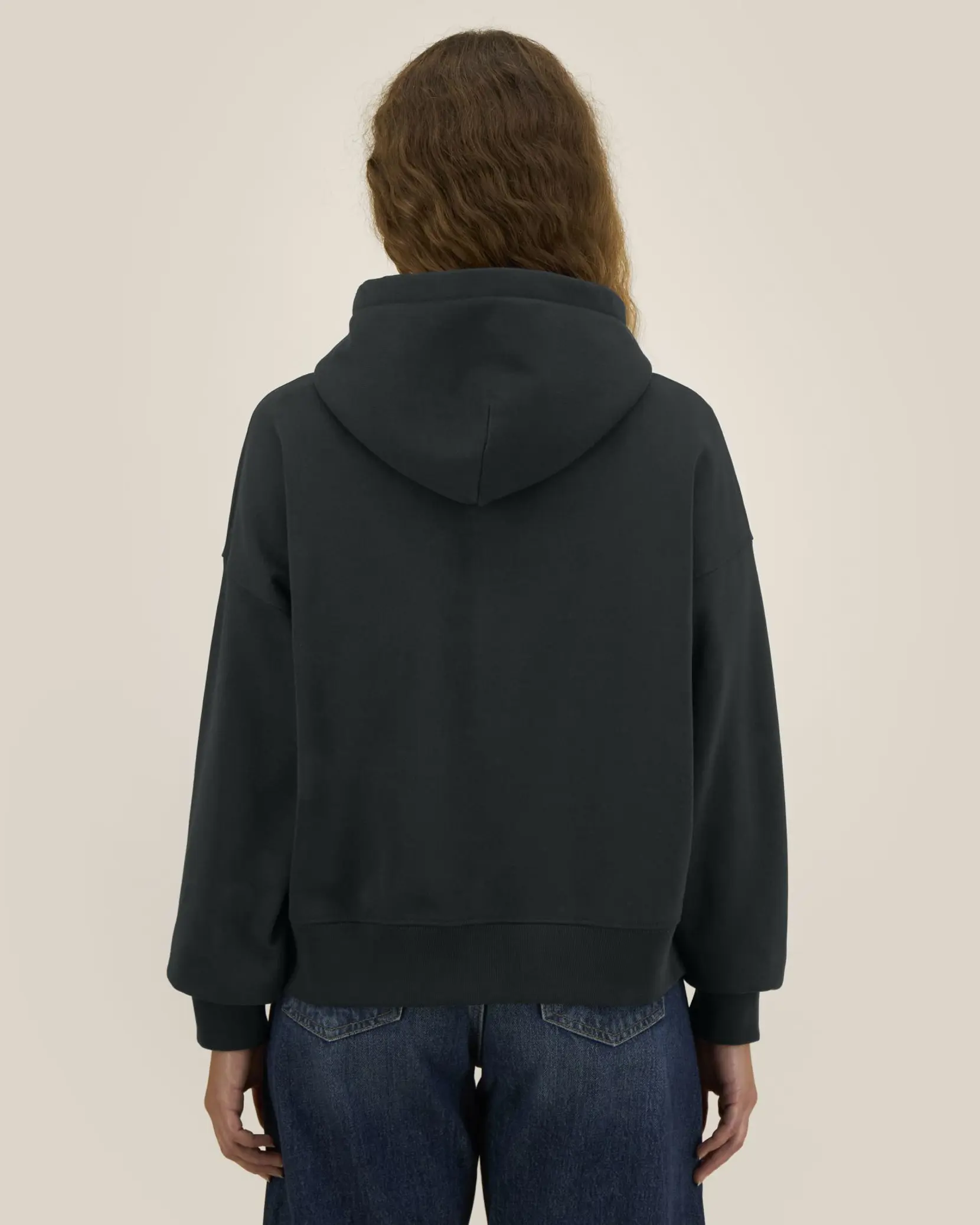 Bild på Fronter The unisex boxy zip-through hoodie Bild på Fronter The unisex boxy zip-through hoodie