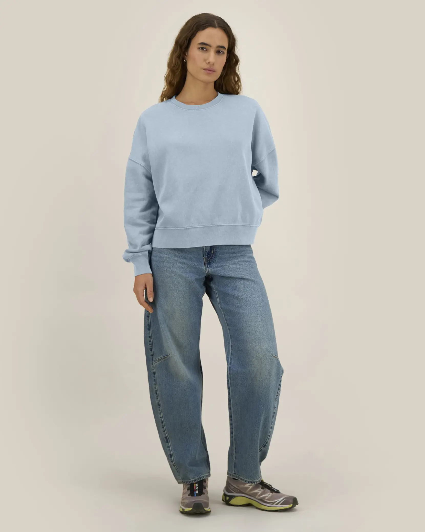 Bild på Stella Alma Vintage The women's garment-dyed crewneck sweatshirt Bild på Stella Alma Vintage The women's garment-dyed crewneck sweatshirt
