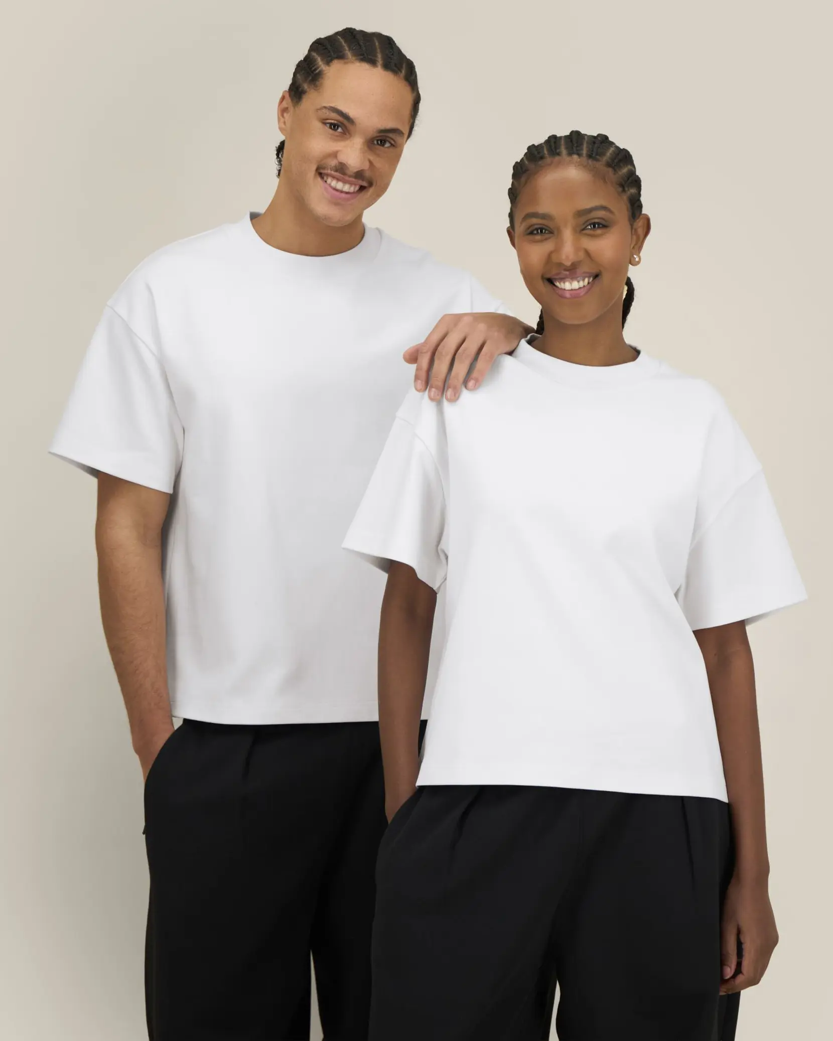 Bild på Hazener The unisex relaxed interlock t-shirt Bild på Hazener The unisex relaxed interlock t-shirt