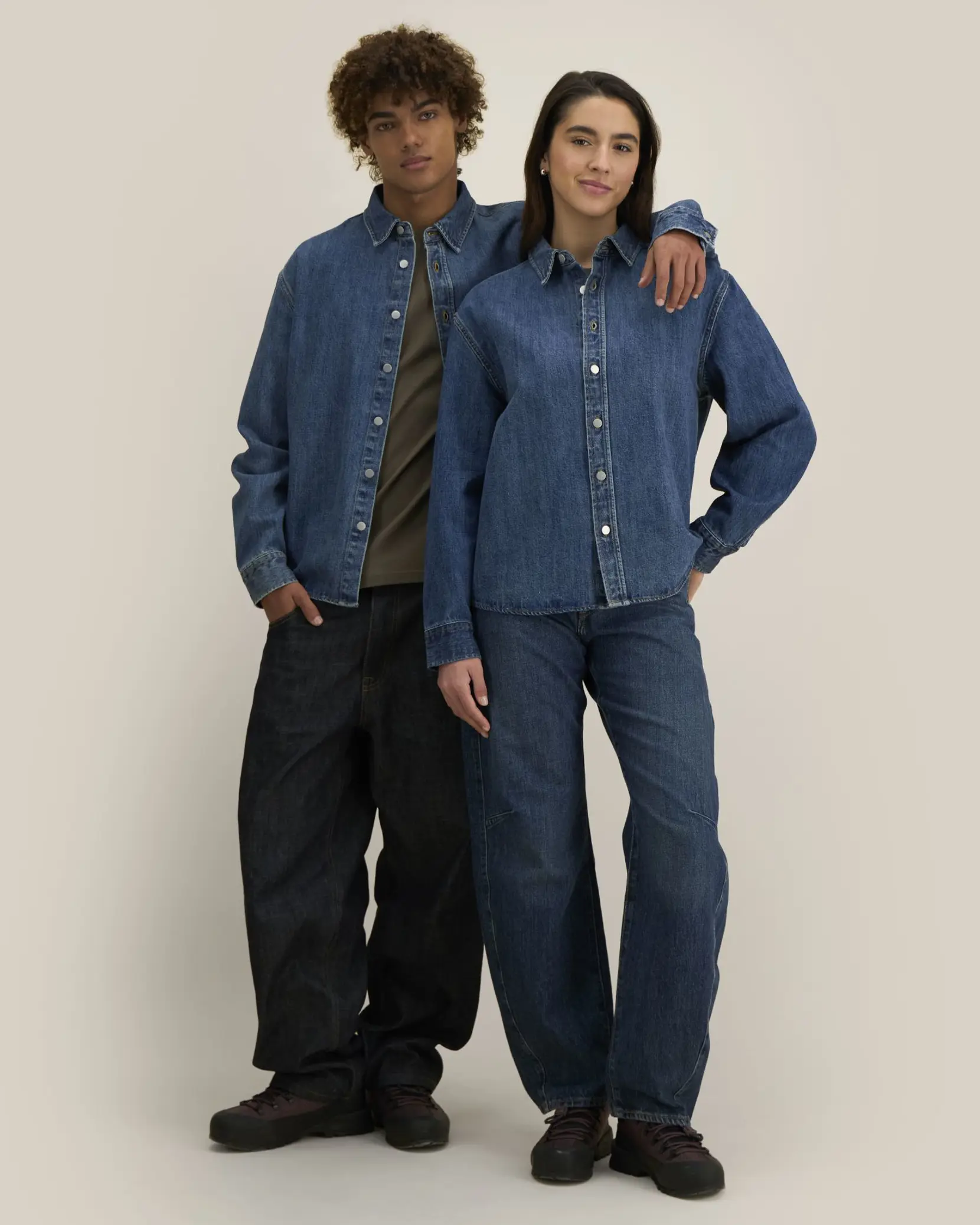 Bild på Palmer The unisex denim overshirt Bild på Palmer The unisex denim overshirt