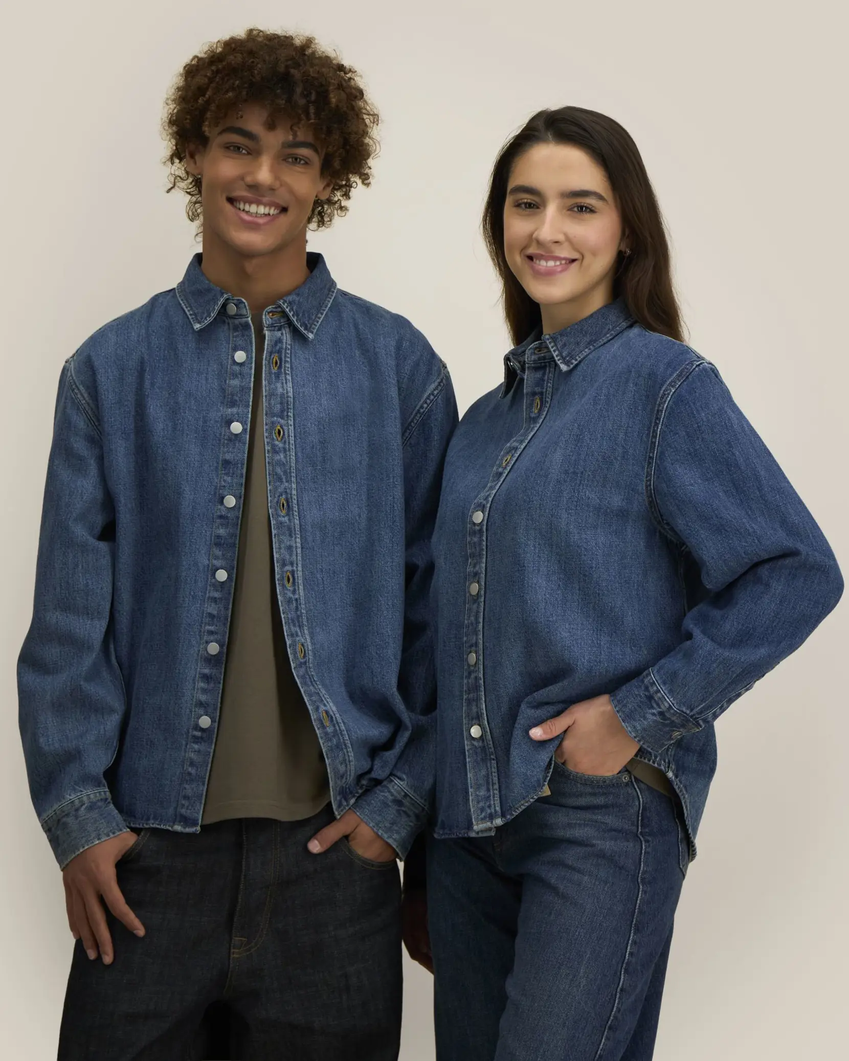 Bild på Palmer The unisex denim overshirt Bild på Palmer The unisex denim overshirt