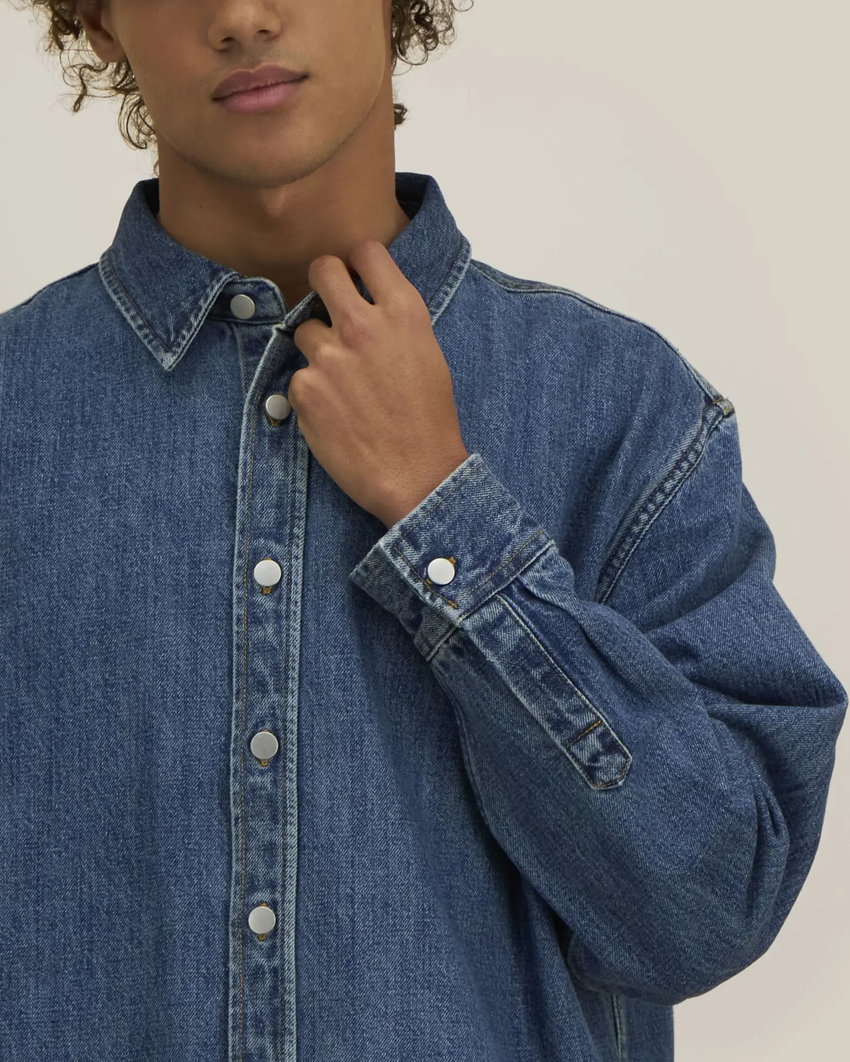 Bild på Palmer The unisex denim overshirt Bild på Palmer The unisex denim overshirt