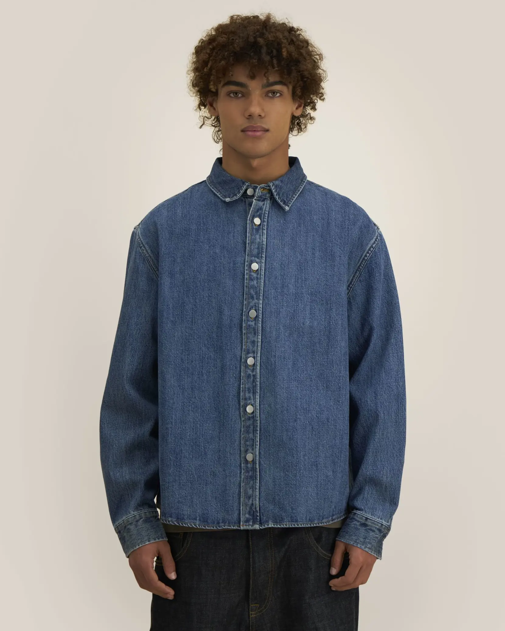 Bild på Palmer The unisex denim overshirt Bild på Palmer The unisex denim overshirt