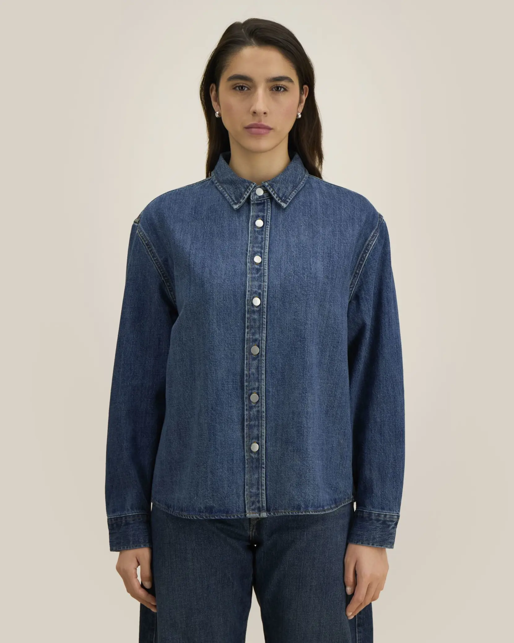 Bild på Palmer The unisex denim overshirt Bild på Palmer The unisex denim overshirt