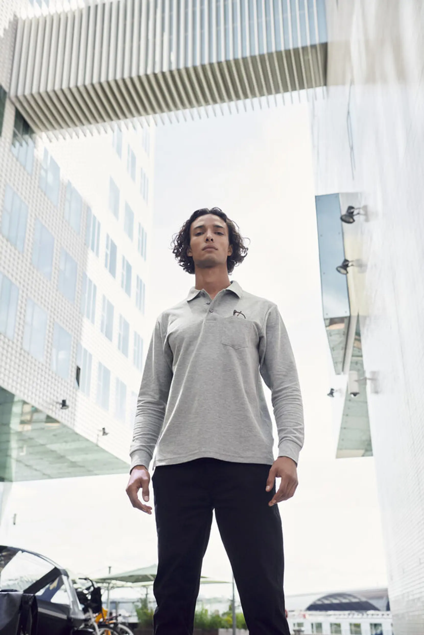 Bild på Basic Polo Pocket L/S Bild på Basic Polo Pocket L/S