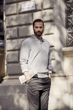 Bild på Basic Polo Sweater
