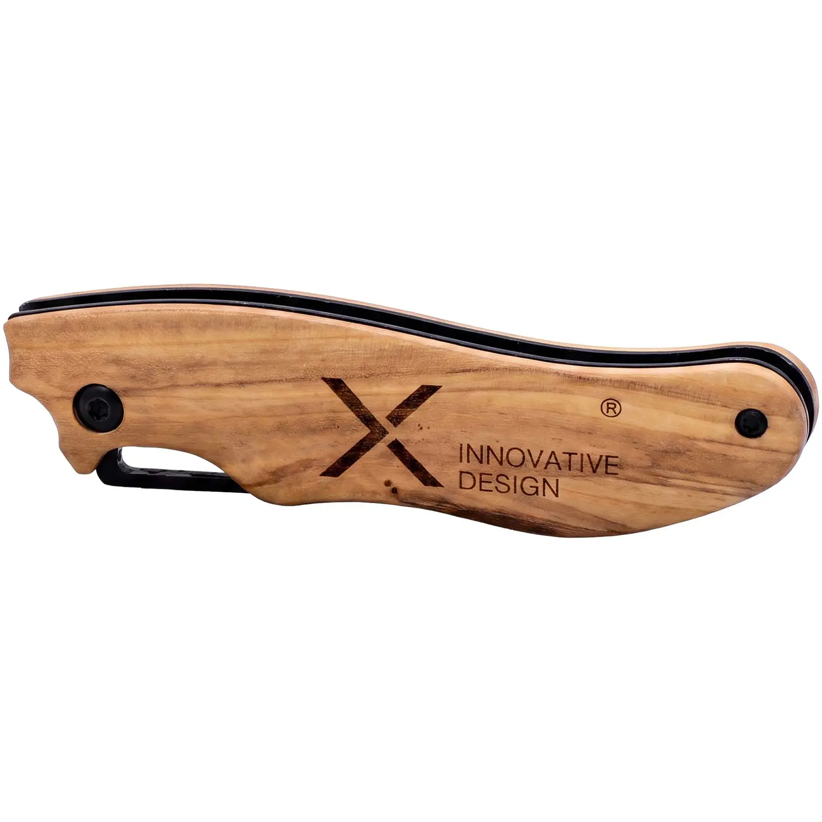 Bild på SCX.design T33 hopfällbar kniv i olivträ Bild på SCX.design T33 hopfällbar kniv i olivträ