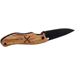 Bild på SCX.design T33 hopfällbar kniv i olivträ