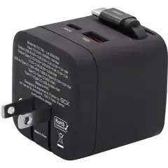 Bild på SCX.design T21 65 W reseadapter