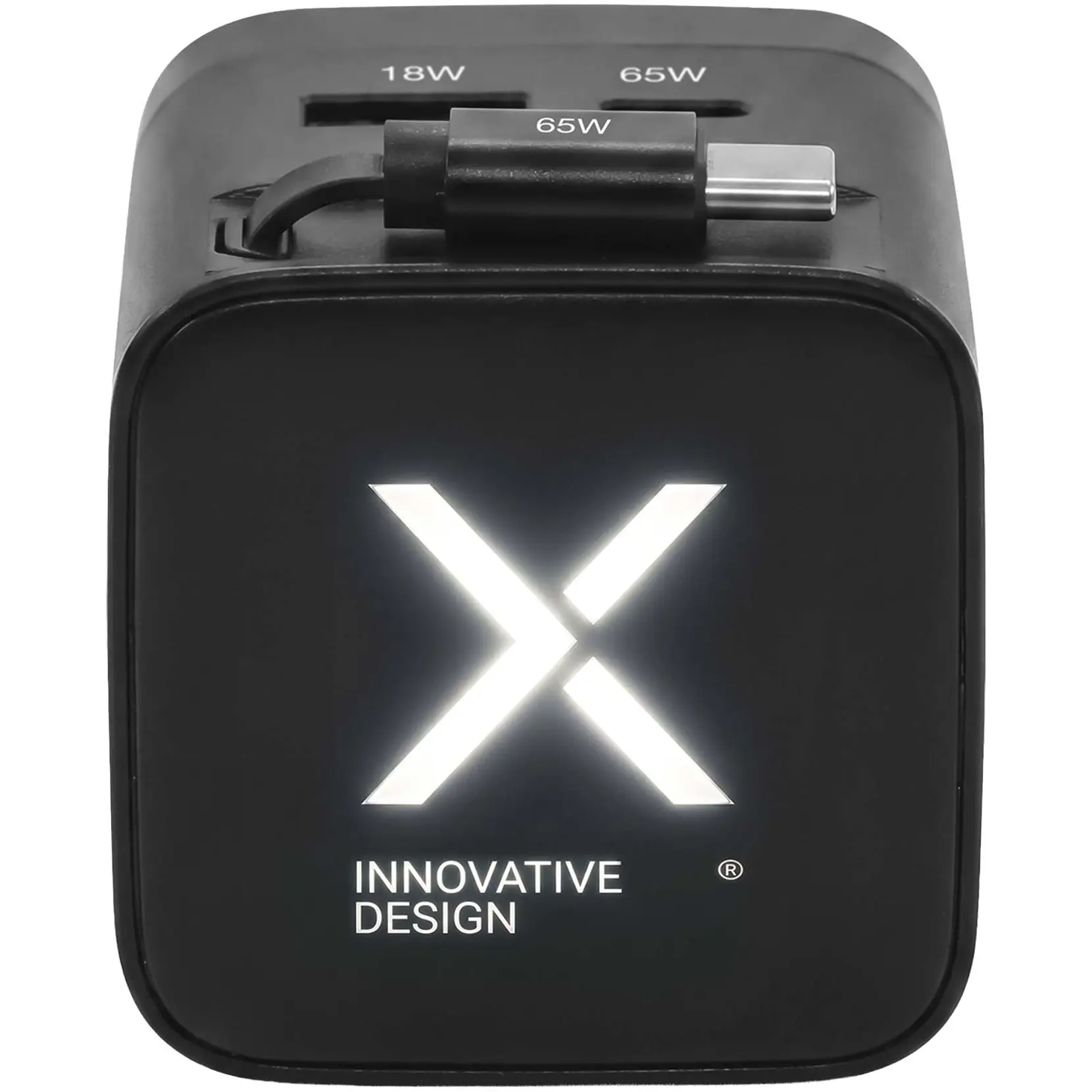 Bild på SCX.design T21 65 W reseadapter