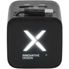 Bild på SCX.design T21 65 W reseadapter